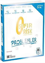 ÜçDörtBeş Yayınları TYT KPSS ALES MSÜ DGS Sıfır Risk Problemler