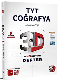 3D Yayınları TYT Coğrafya Video Destekli Defter