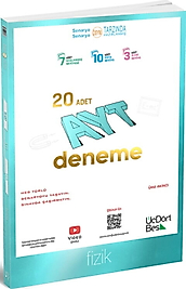 ÜçDörtBeş Yayınları AYT Fizik 20 Deneme 2025