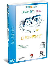 ÜçDörtBeş Yayınları AYT Fen Bilimleri 10 lu Deneme 2025