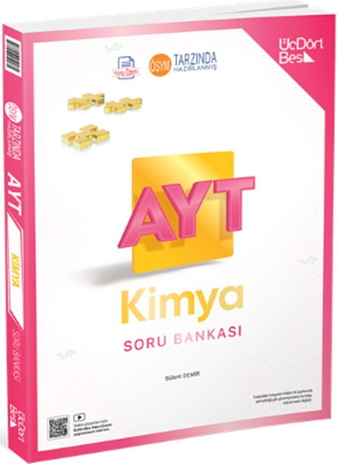 ÜçDörtBeş (345 ) Yayınları AYT Kimya Soru Bankası 2026